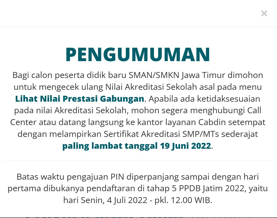 Diperpanjang Hingga 4 Juli, Berikut Cara Pengambilan PIN PPDB Jatim 2022